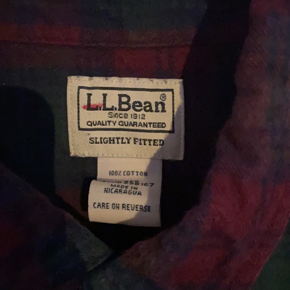 L.L. Bean flannel sz M - Picture 4 of 5
